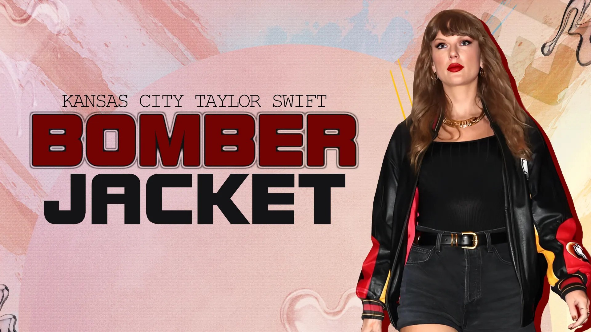 Kansas City Taylor Swift bomber jacket