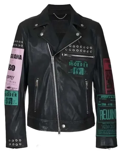 Megan Fox Bloody Valentine Black Leather Biker Jacket