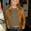 Robin Wright Brown Bomber Jacket