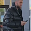 Travis Kelce Black Puffer Jacket