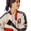 Noah My Fault London Movie 2025 Asha Banks Racing Bomber Jacket