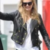 Poppy Delevingne Vintage Motorcycle Jacket