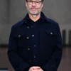 The Brutalist Guy Pearce Blue Jacket