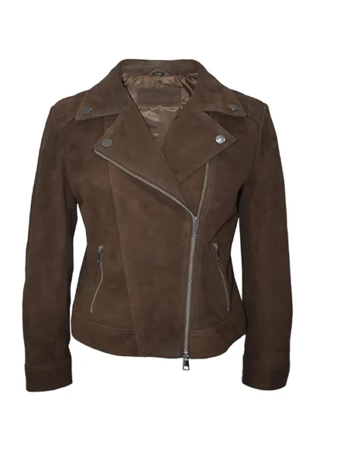 Dark Brown Suede Jacket