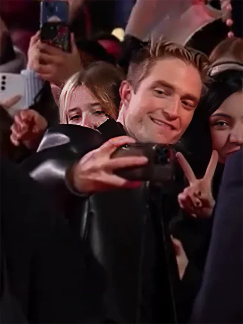 Berlinale Robert Pattinson Leather Jacket